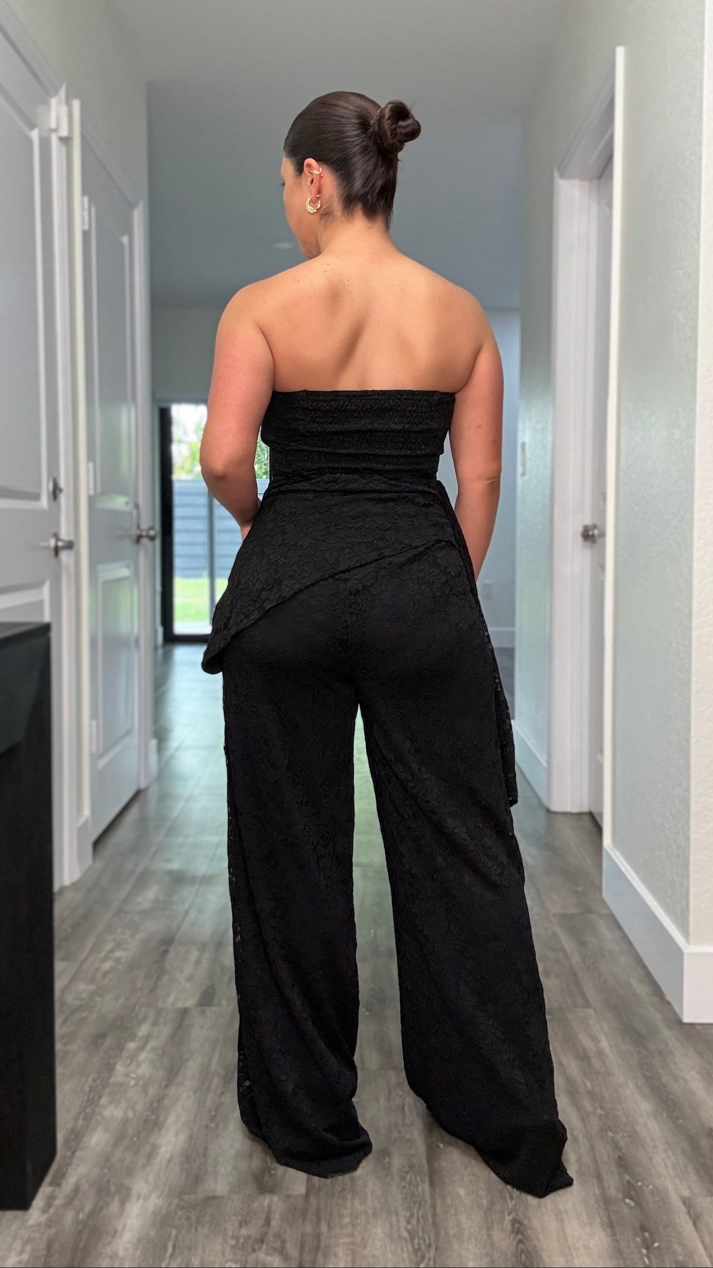 NOIR ELEGANCE PANT SET
